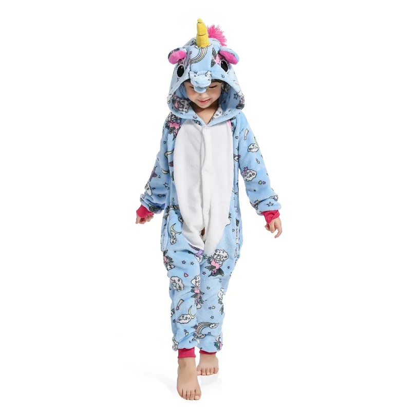 Kuguurumi Onesie/Детские пижамы с единорогом для мальчиков и девочек; комбинезон; Детские пижамы; детская пижама с пандой; одежда для костюмированной вечеринки; одежда для сна; Комбинезоны для подростков