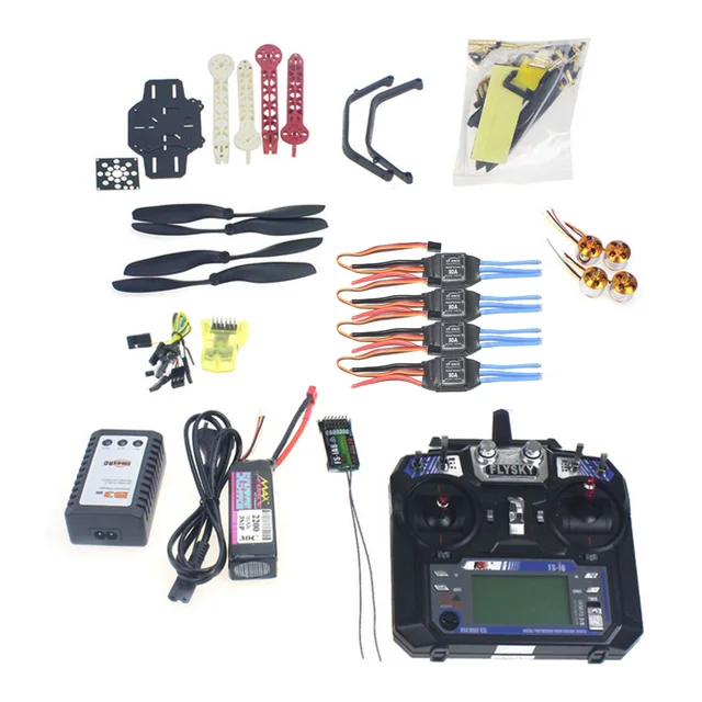 $160.82  Full Kit RC Drone Quadrocopter Aircraft Kit F330 MultiCopter Frame MINI CC3D Flight Control FS-i6 T