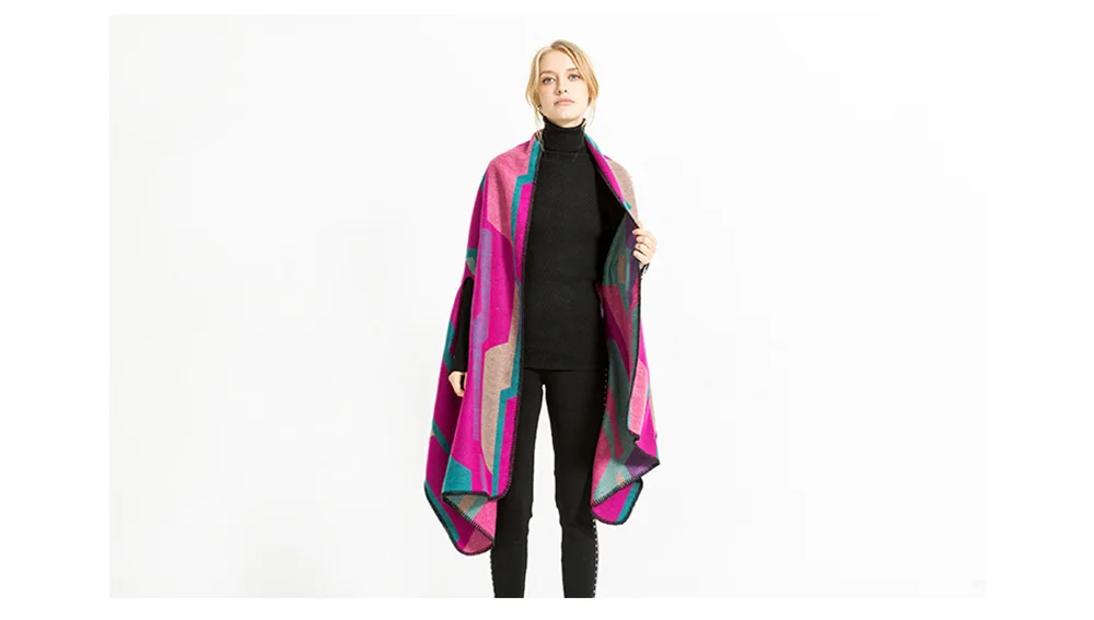 Women Warm Poncho (8)
