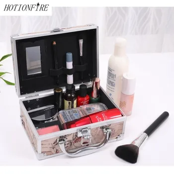 

Women Cosmetic Bag Portable Large Capacity Storage Bag Waterproof Lovely Travel Lady Cosmetic Cases Multi-function Professional