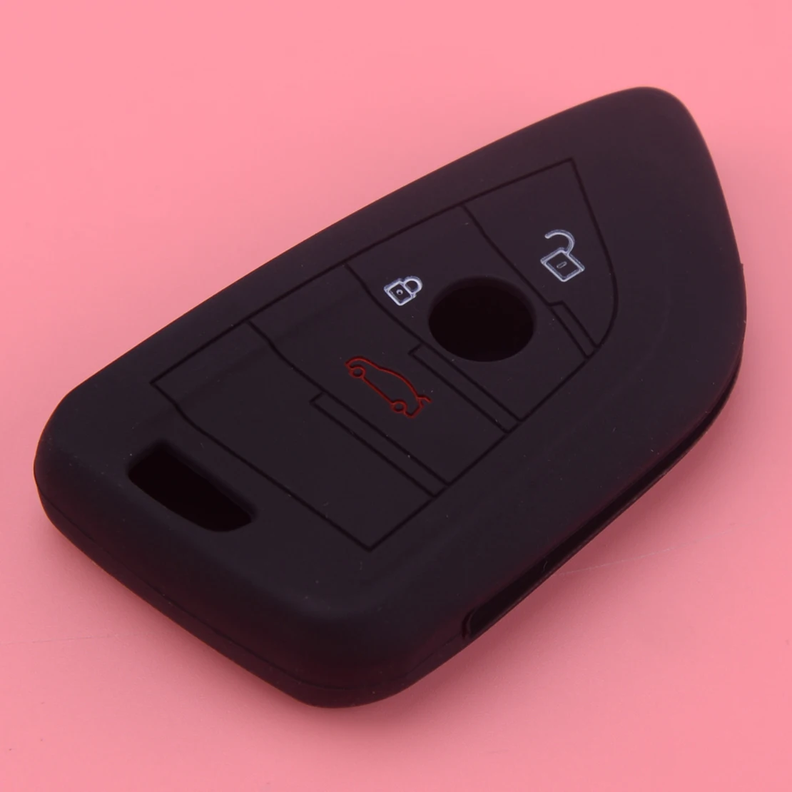 DWCX 3 кнопки мягкий силиконовый дистанционный смарт чехол для ключей Fob подходит BMW X1 X5 X6 5 7 2016 2017 2018|Футляр