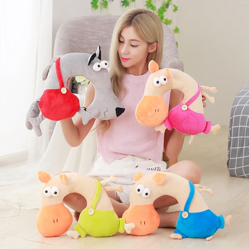 1pc 30cm*40cm Kawaii Pig Plush U shaped Pillow Stuffed Pig ...