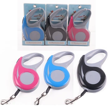

Good Quality 3m&5m Automatic Retractable Pets Dog Leashes Walking Pet Supplies Small Medium Dog Portable Durable P Chain Leash