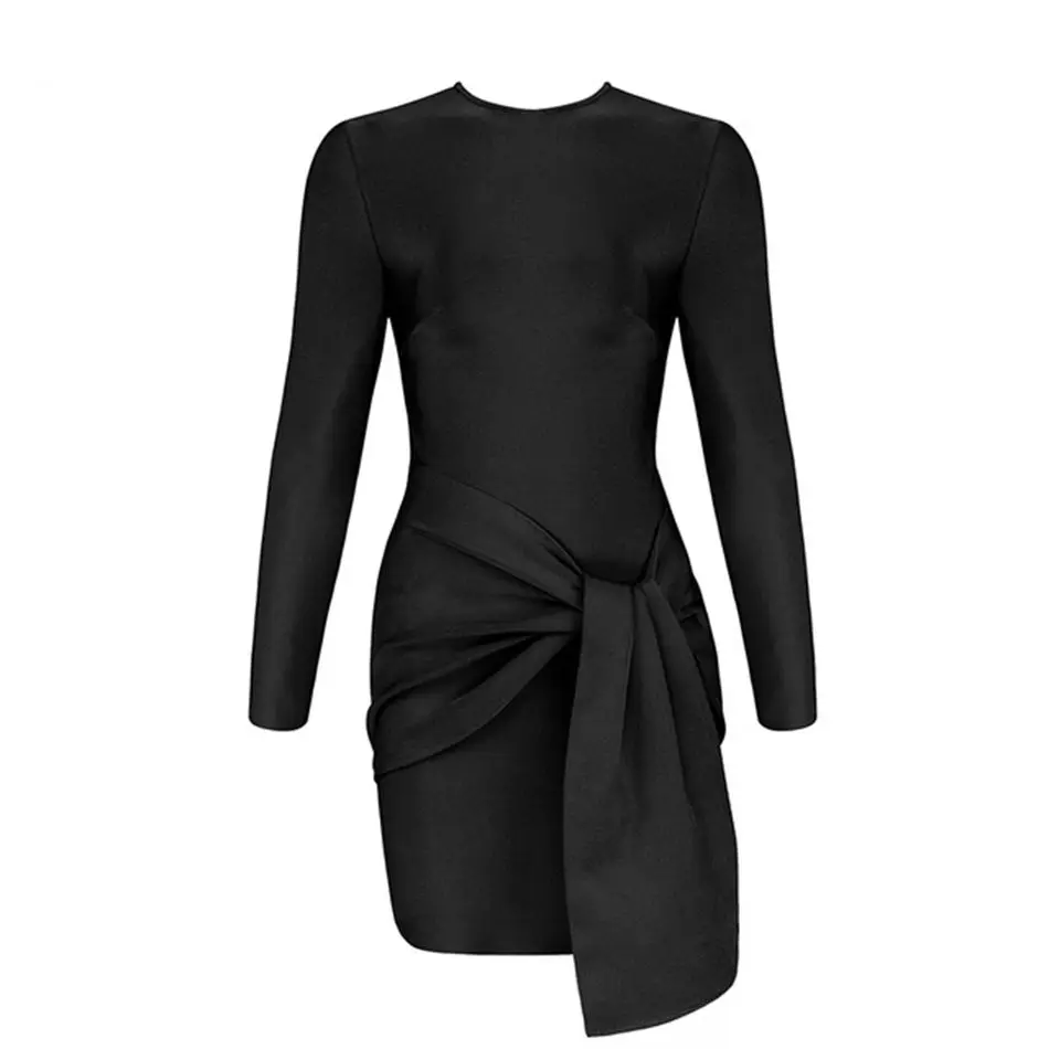 Seamyla-women-long-sleeve-bandage-dress-1
