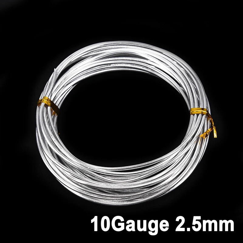 

Craft Wire 1Roll Aluminum DIY Jewelry Artwork Making 16.4ft Practical 9-18 Gauge