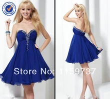 Schatz-wulstige Großhandel Attraktive Chiffon Cocktailkleid Top Qualität Freies Nach Maß Erstaunliche Stil Kleid