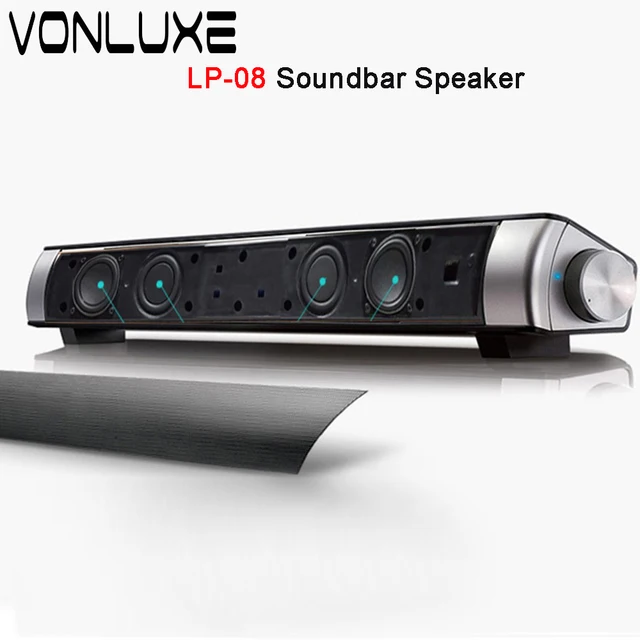 Sound Bar Wireless Bluetooth Speaker Soundbar Lp 08 Hifi Box Sound Bar Wireless Bluetooth Speaker Soundbar Lp 08 Hifi Box Subwoofer Boombox Stereo
