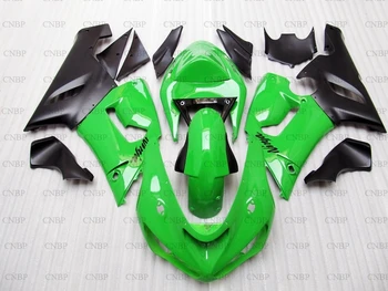 

ZX6r 636 2005 - 2006 Fairings for Kawasaki ZX6r 2006 Body Kits 636 ZX-6r 05 Green Black Motorcycle Fairing