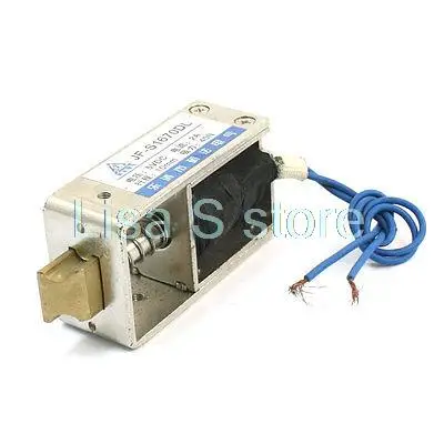 

DC 12V 2A Spring Load Linear Door Locking Solenoid Electromagnet 10mm 40N