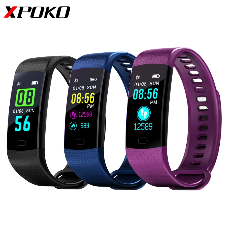 

Y5 Smart Bracelet Sleep Monitor Fitness Tracker Heart Rate Smart Band Blood Pressure Watch Color Screen Activity Tracker Band