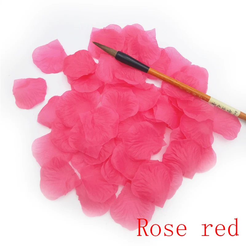 Купить 1000 шт. искусственный лепесток розы свадебный сцены ...