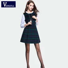 

New Elegant Women Dress Woolen Vintage 2017 Spring Autumn Winter Dress Female Slim Long Sleeve O-Neck Dresses Free Shipping