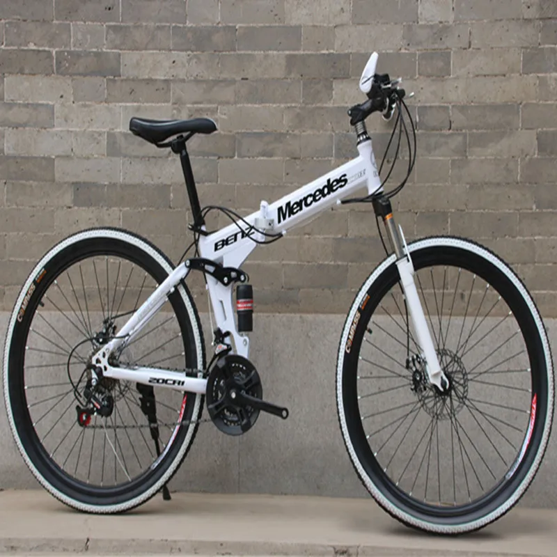 Folding Mountain Bike 26 inch Mountain Mike 21 speed 24 speed 27 Speed Double Disc Brake Bicycle
