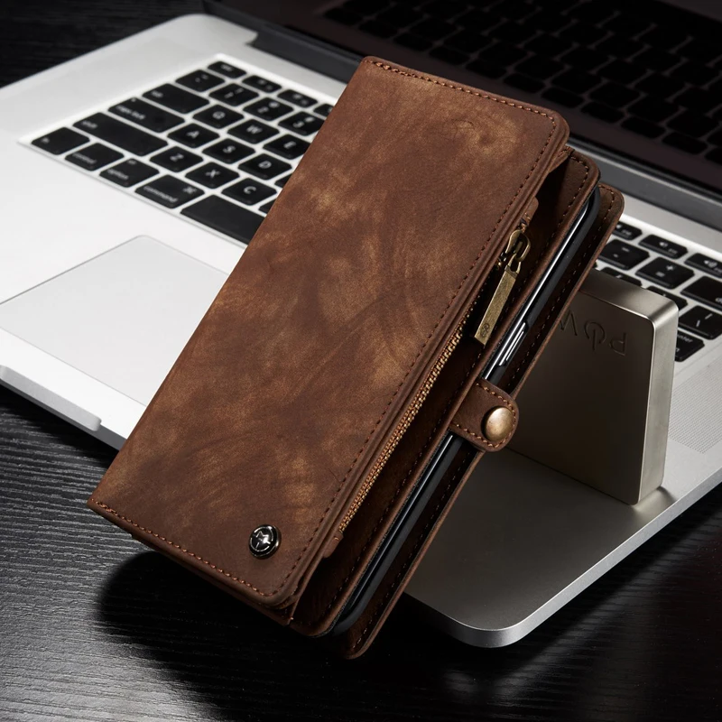 

Genuine Leather Wallet Case For Samsung Galaxy S7/ S7 Edge Case Luxury Flip Magnetic Detachable Back Cover Original Phone Cases