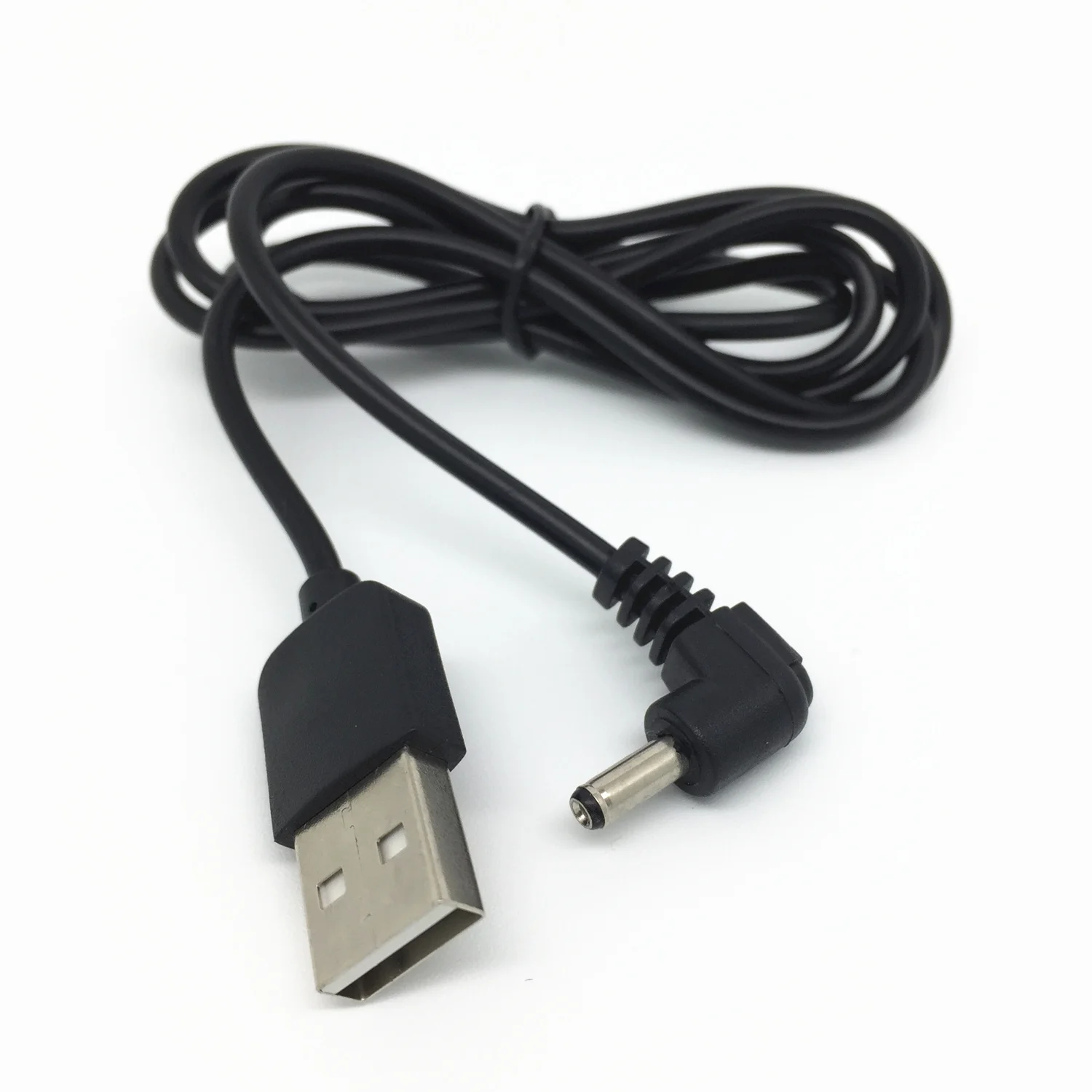 90 Angle USB To 3.5mm Connector Jack Power Charger Cable 3FT DC 5V for
