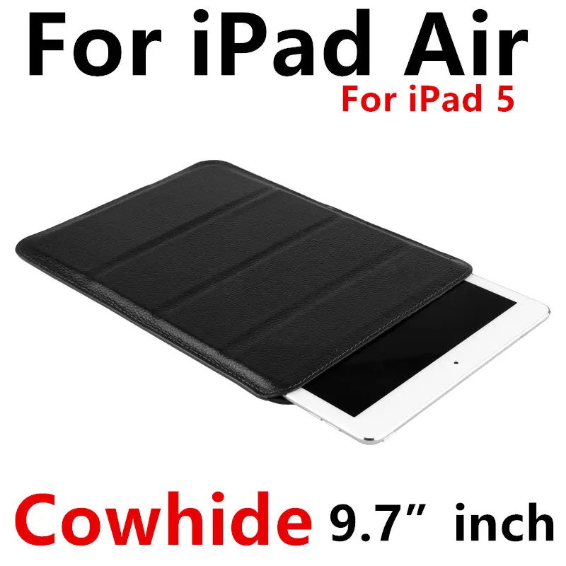 Чехол из воловьей кожи для iPad Air Tablet PC защитный смарт чехол защита натуральной Apple