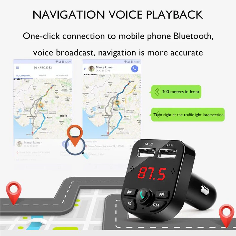 E0070 Bluetooth FM Transmitter (2)