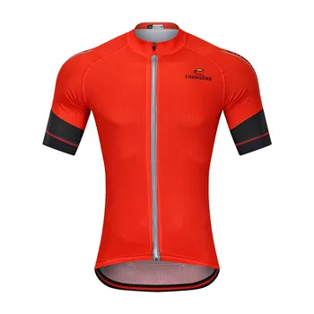 

Red Short Cycling Jersey 2018 Pro Team MTB Jersey Only Men Pro Team Maillot Ciclismo Summer Quick Dry Bicycle Ropa Ciclismo