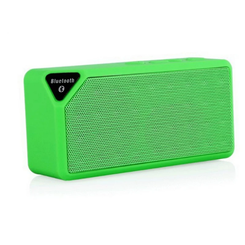 comprar Música Estéreo portátil Mini Speaker Sem Fio Bluetooth 3D Surround Speaker Rádio FM Coluna de Chamadas de Telefone Mãos livres Subwoofer