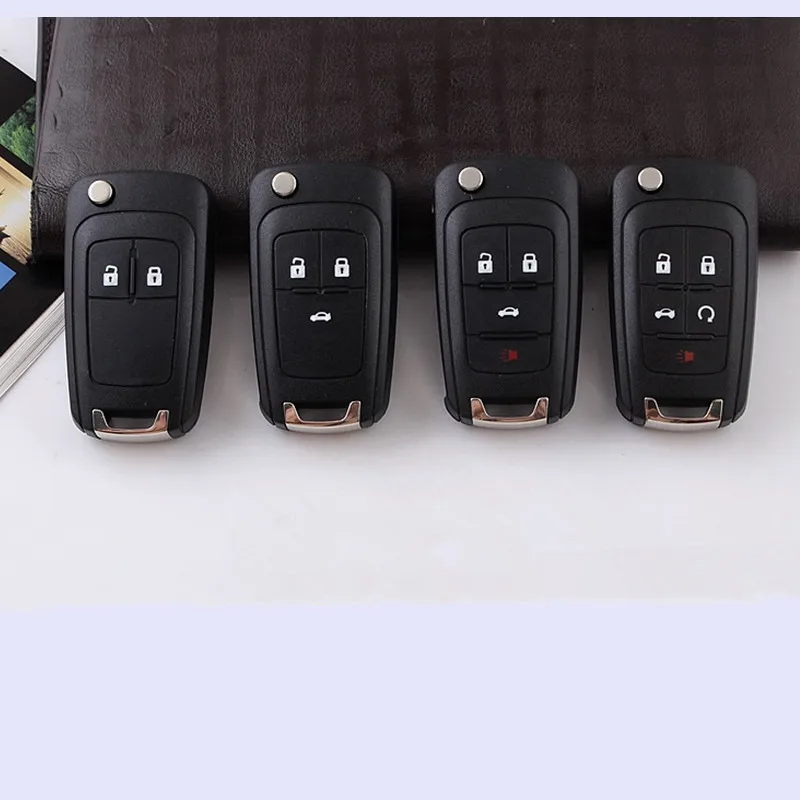 2/3/4/5 кнопочный ключ автомобиля в виде ракушки для Chevrolet Cruze 2012 2010 2009 Авео Эпика лова Camaro Impala Складной Корпус выкидного ключа