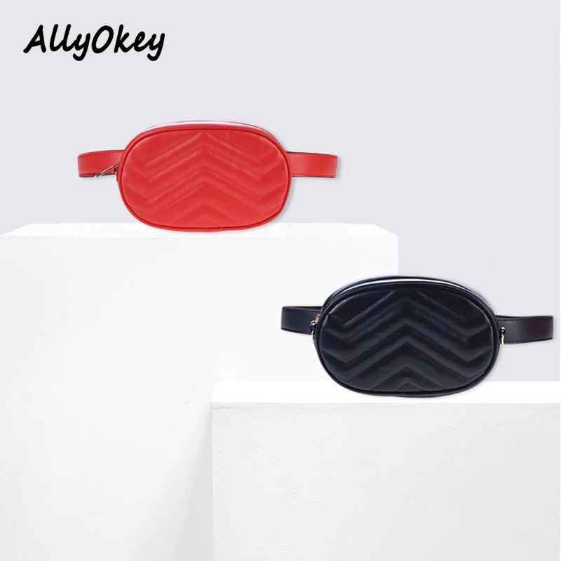 امرأة بو الجلود الصدر Crossbody حقيبة الخصر حزم للبنات جولة حزام يد رسول جيب الأزياء الموز حقائب كتف N30