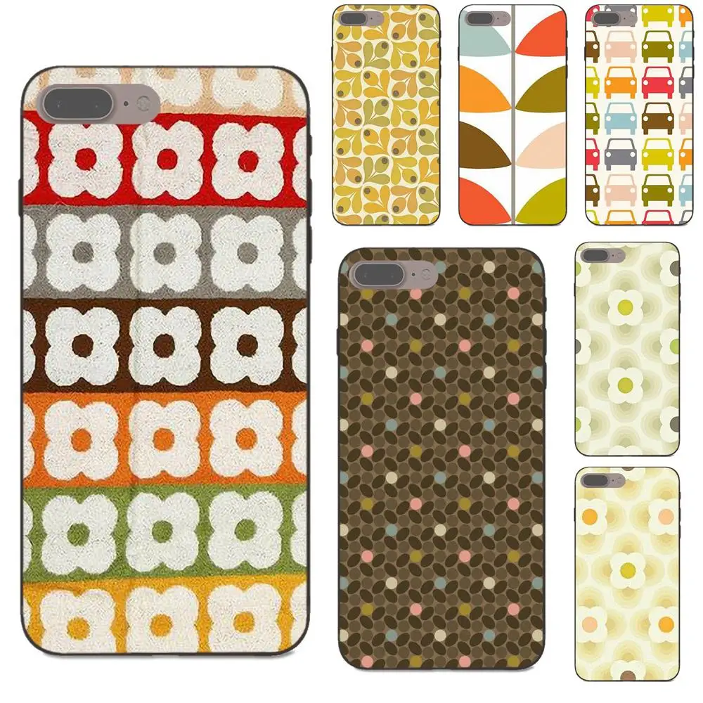 Multi Stem Orla Kiely Folio High Quality Phone Accessories Case For Apple iPhone 4 4S 5 5S SE 6