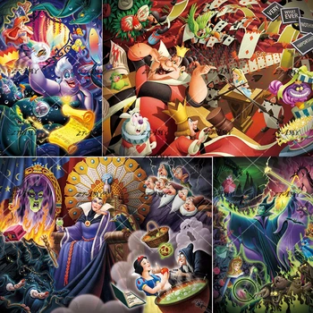 

Full Square/round 5D DIY Diamond Painting Cross Stitch kits Villains Witch Party 3d Diamond Mosaic crystal Embroidery Home Gifts
