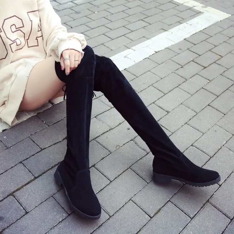 2018 new fairy inner raised boots with long boots.