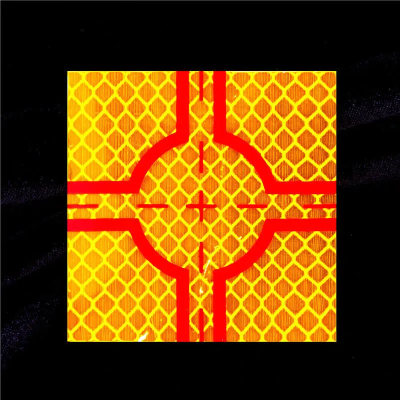 

Yellow reflector Reflector Sheet Reflective Tape Target for Total Station