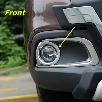 

ABS Front Rear Fog Light Fog Lamp Cover Trim For Peugeot 2008 2014 2015 2016 2017 Car Styling Accessories