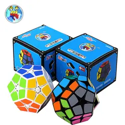 ShengShou Megaminx Cubo magico Скорость гладкая красочная наклейка магический куб вращение Головоломка Куб образование игрушки восстановление нео куб