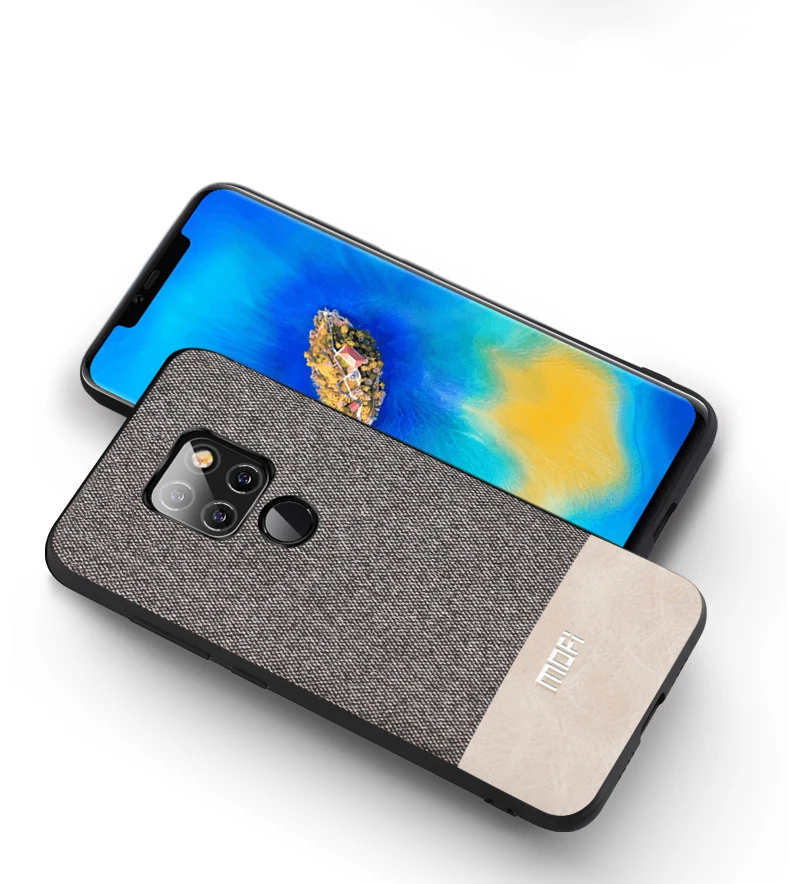 Чехол для huawei mate 20, силиконовый чехол Mofi mate 20 X, чехол для задней панели, тканевый противоударный чехол mate 20 pro