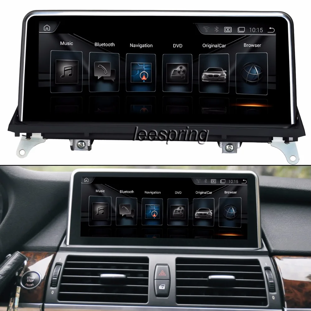10 25 Touch Android Intelligence font b Car b font Multimedia Player for BMW X5 E70