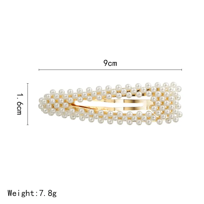 Новая мода жемчужная заколка для волос для женщин Элегантный корейский дизайн заколка палочка, Шпилька для волос аксессуары для укладки волос - Окраска металла: 005