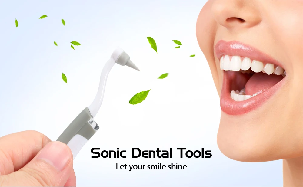 Electric Tooth Stain Eraser Remover Dental Cleaning Teeth Whitening Tool Kit
