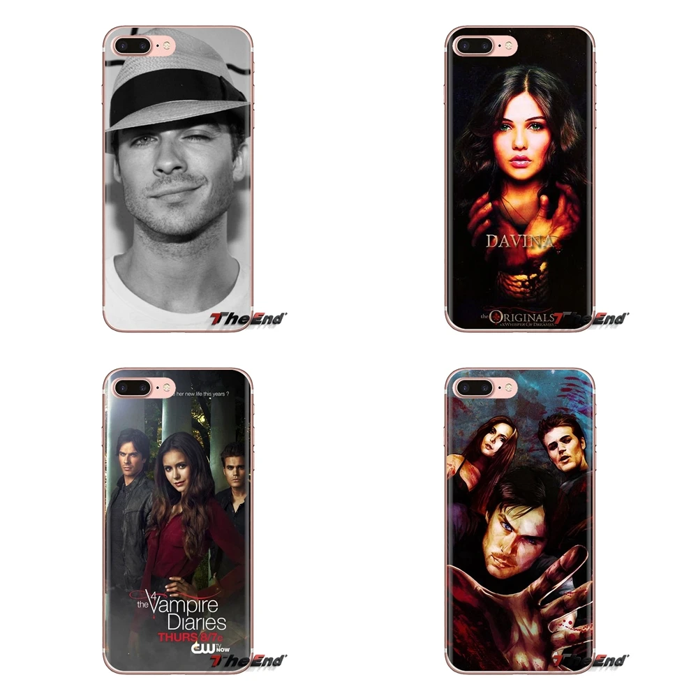 

For Huawei Mate Honor 4C 5C 5X 6X 7 7A 7C 8 9 10 8C 8X 20 Lite Pro Soft Transparent Shell Covers Vampire Diaries Ian Somerhalder