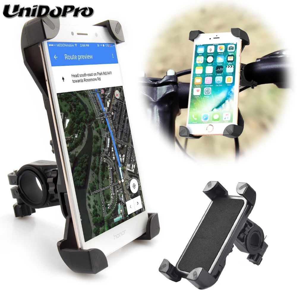 

360 Rotate Bicycle Handlebar Bracket for Motorola Moto X4 , M , C Plus , G4 G5 G5s Plus Z2 Play / Force , E2 E3 E4 Phone Holder