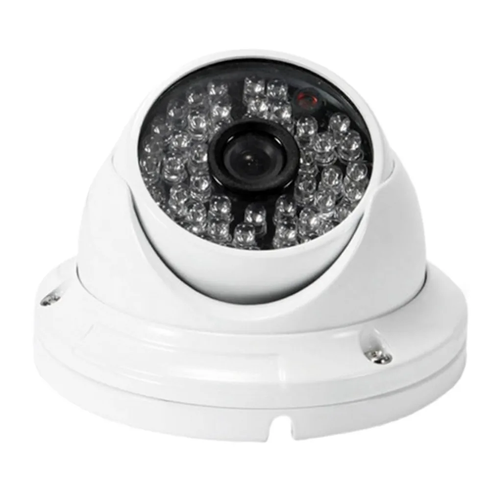 

High S/N Ratio for Clear Sound Recording 1/3 CMOS 1000TVL HD Outdoor Waterproof Security Camera 48LED IR Night Vision