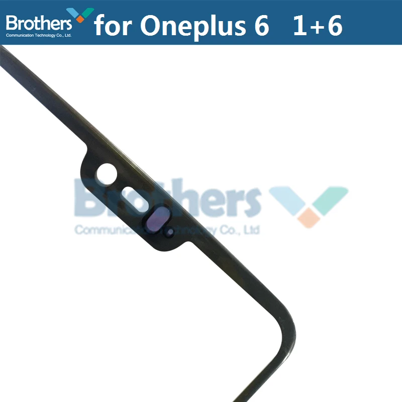 Front Outer Glass Lens For Oneplus 6 Touch Screen Glass Front LCD Glass Lens For Oneplus 6 1+6 Black 6.28'' Phone Replacement (3)
