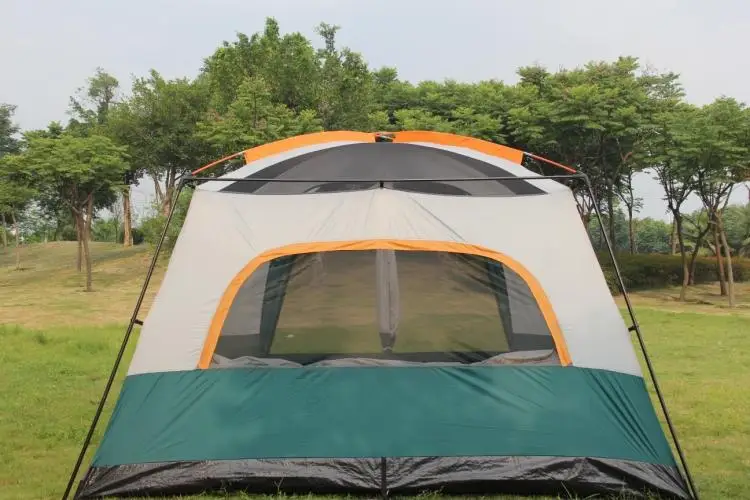 10 человек большие военные палатки открытый кемпинговый тент 2 слоя 2 комнаты семейный тент легко построить прочный анти-москитный против ветра