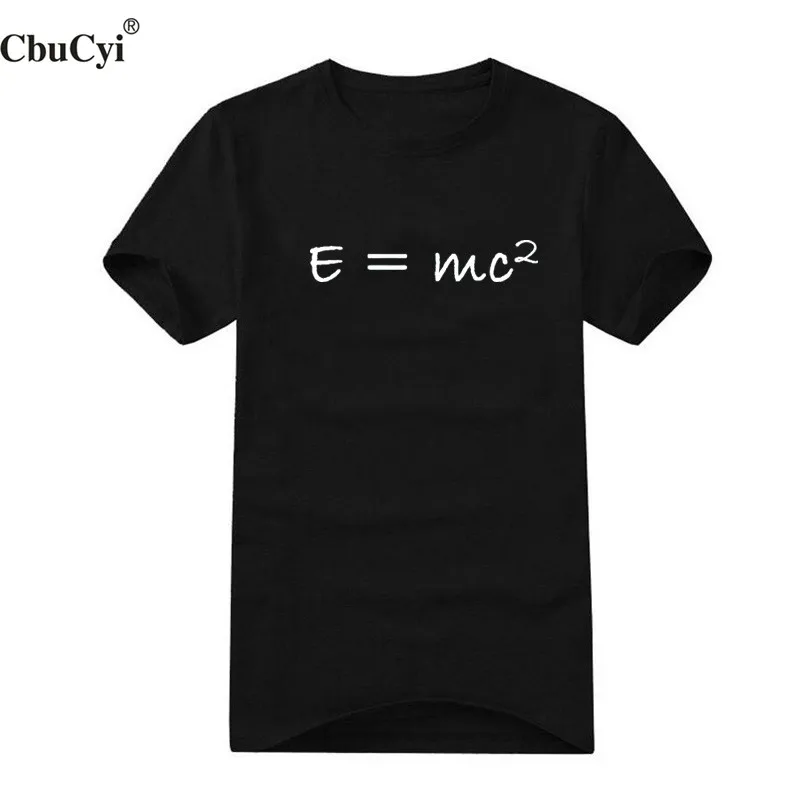 2018 New Harajuku Mens Clothing Big Bang theory of evolution Einstein mass energy equation e = mc2 Printed Mens T Shirt 2018 New Harajuku Mens Clothing Big Bang theory of evolution Einstein mass energy equation e = mc2 Printed Mens T Shirt