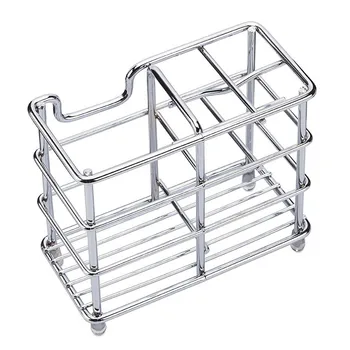 

Stainless Steel Toothbrush Holder Bathroom Toothpaste Holder Stand Vertical Wall-mounted home Organizer Toothbrush Rack #40