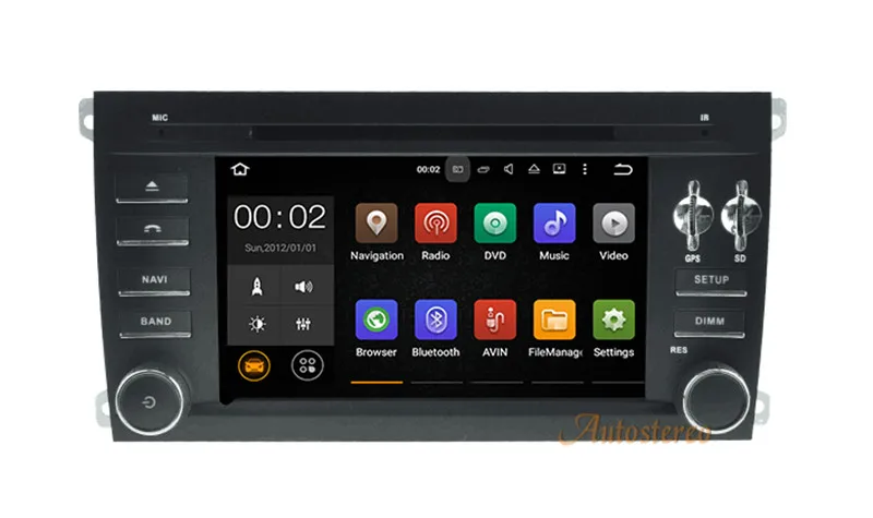 Cheap 8 core Octa Android 8 Car GPS Navigation Car DVD player Headunit For Porsche Cayenne 2003-2010 multimedia auto stereo Satnav Pad 5