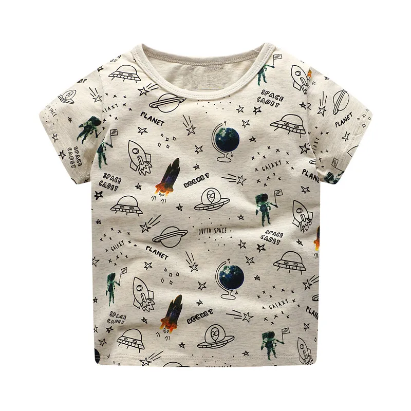 VIDMID футболка для детей от 1 года до 10 лет футболка для мальчиков одежда для малышей летняя футболка для маленьких мальчиков дизайнерские брендовые хлопковые футболки с динозавром из мультфильма