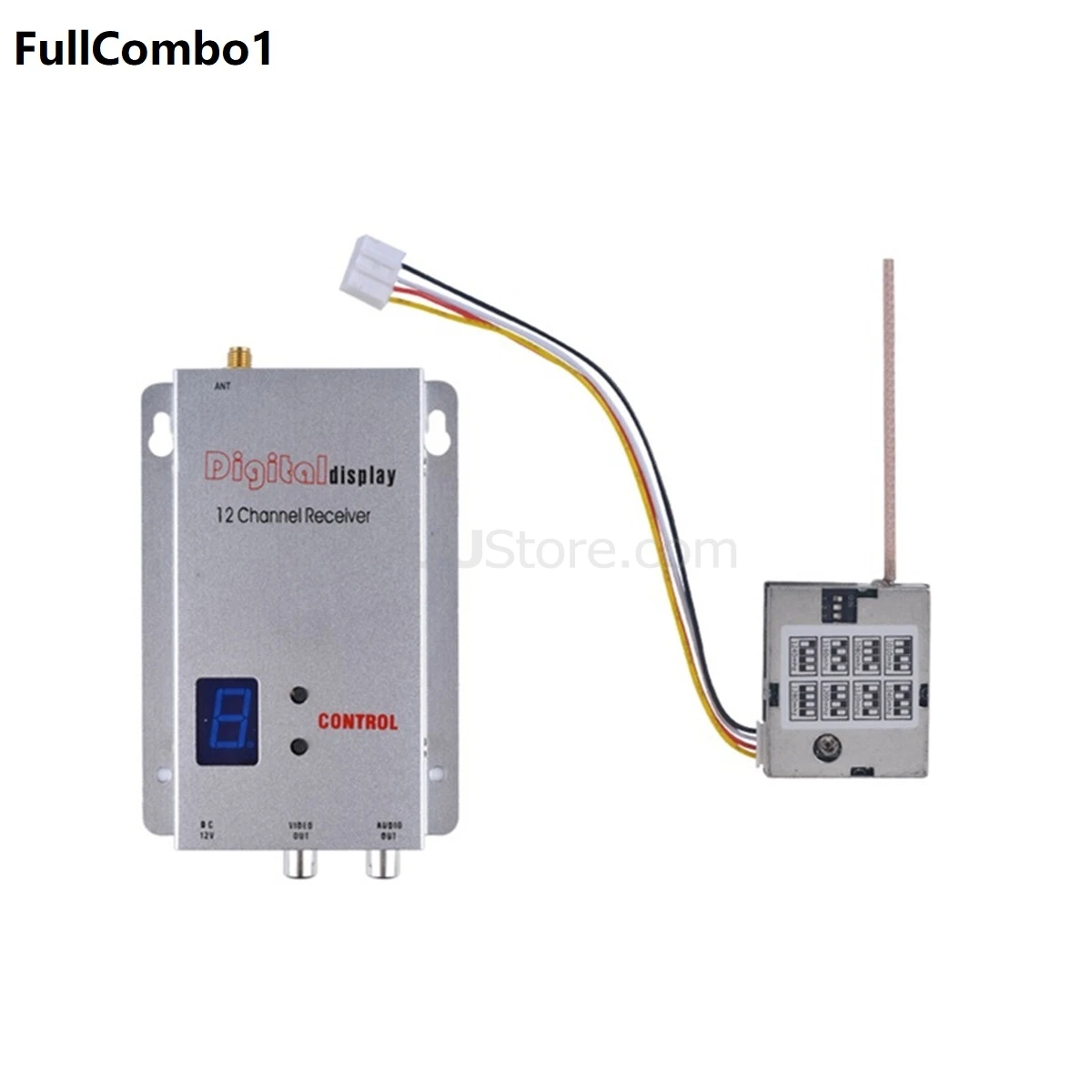 Partom CQL-200TX 1.2G 200mW Transmitter + Fox-R02 Receiver