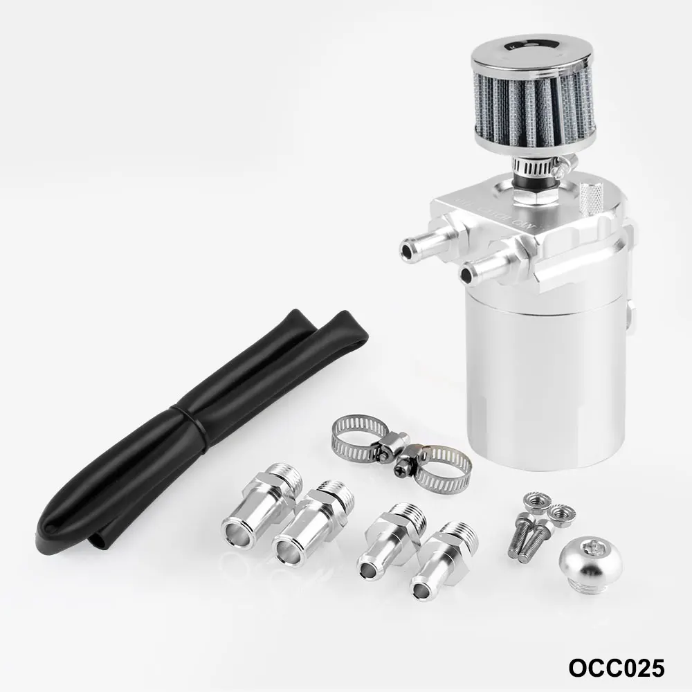 Baffled алюминиевый маслоуловитель резервуар/масляный бак с фильтром Универсальный OCC025