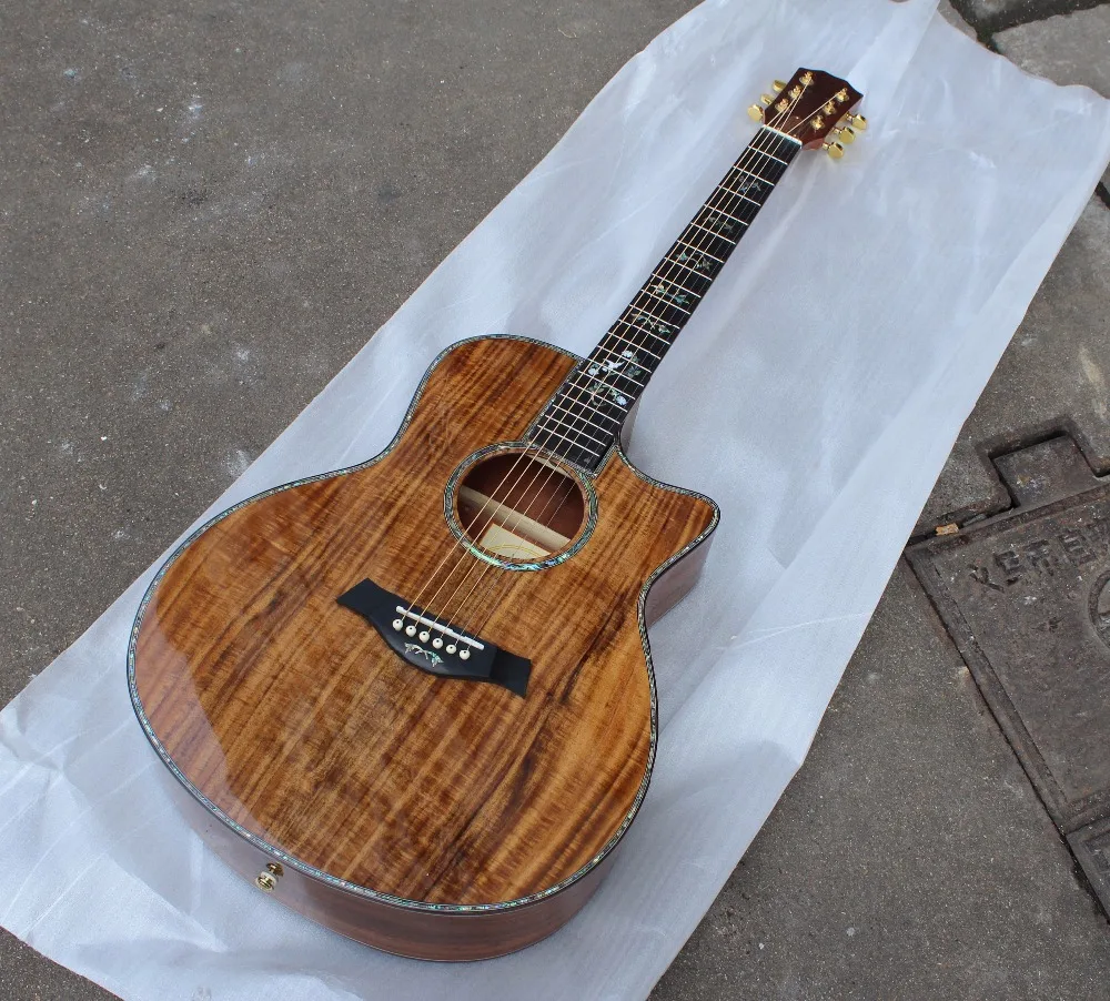

Customized Acoutsic guitars, handmade solid wood acoustic guitar, Guitarra acustica