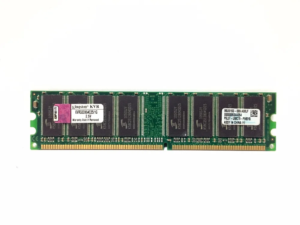 Kingston 1G 1GB DDR PC 2700 3200 u DDR 1 333MHZ 400 MHZ 333 400 MHZ Настольный ПК память модуль компьютер настольный DDR1 RAM