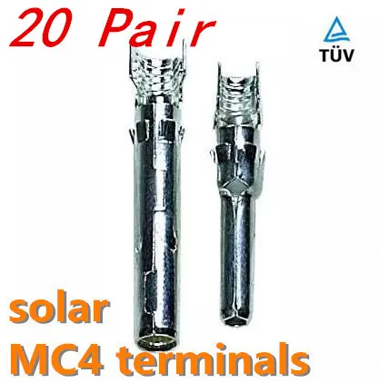 

20Pairs x MC4 Connector male and female inside metal core use for solar cable connect