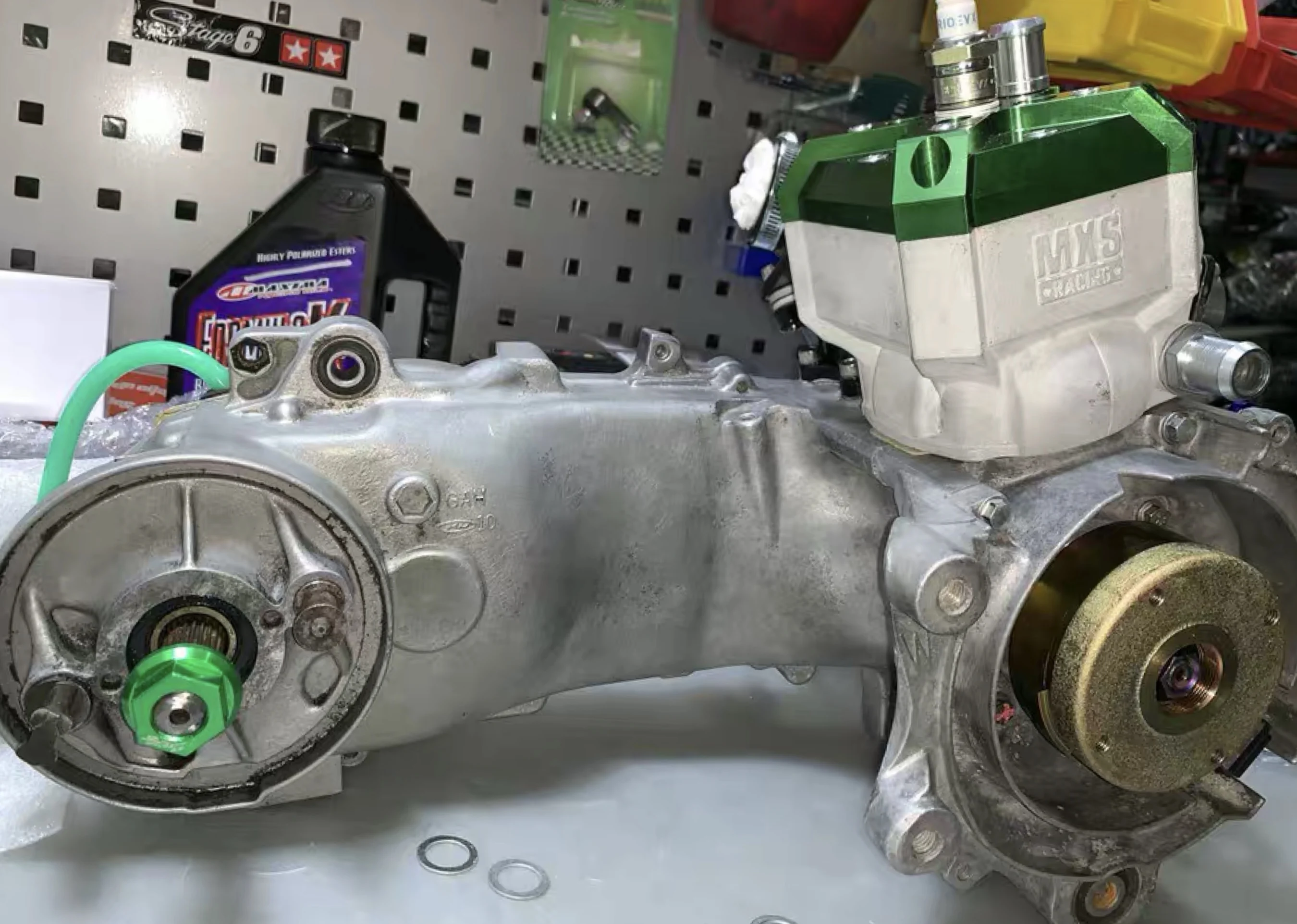 Motor, para Honda, DIO, AF18, AF28, MSX, 50mm, cilindro, 100cc, refrigeración por agua, sintonización, carreras, piezas, pistón, cigüeñal